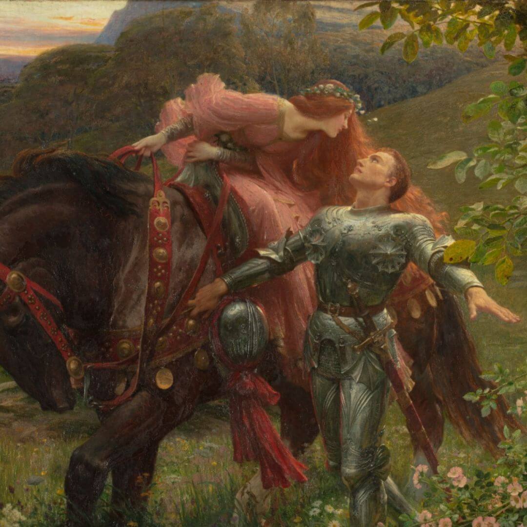The original painting behind the Golden Brown poster