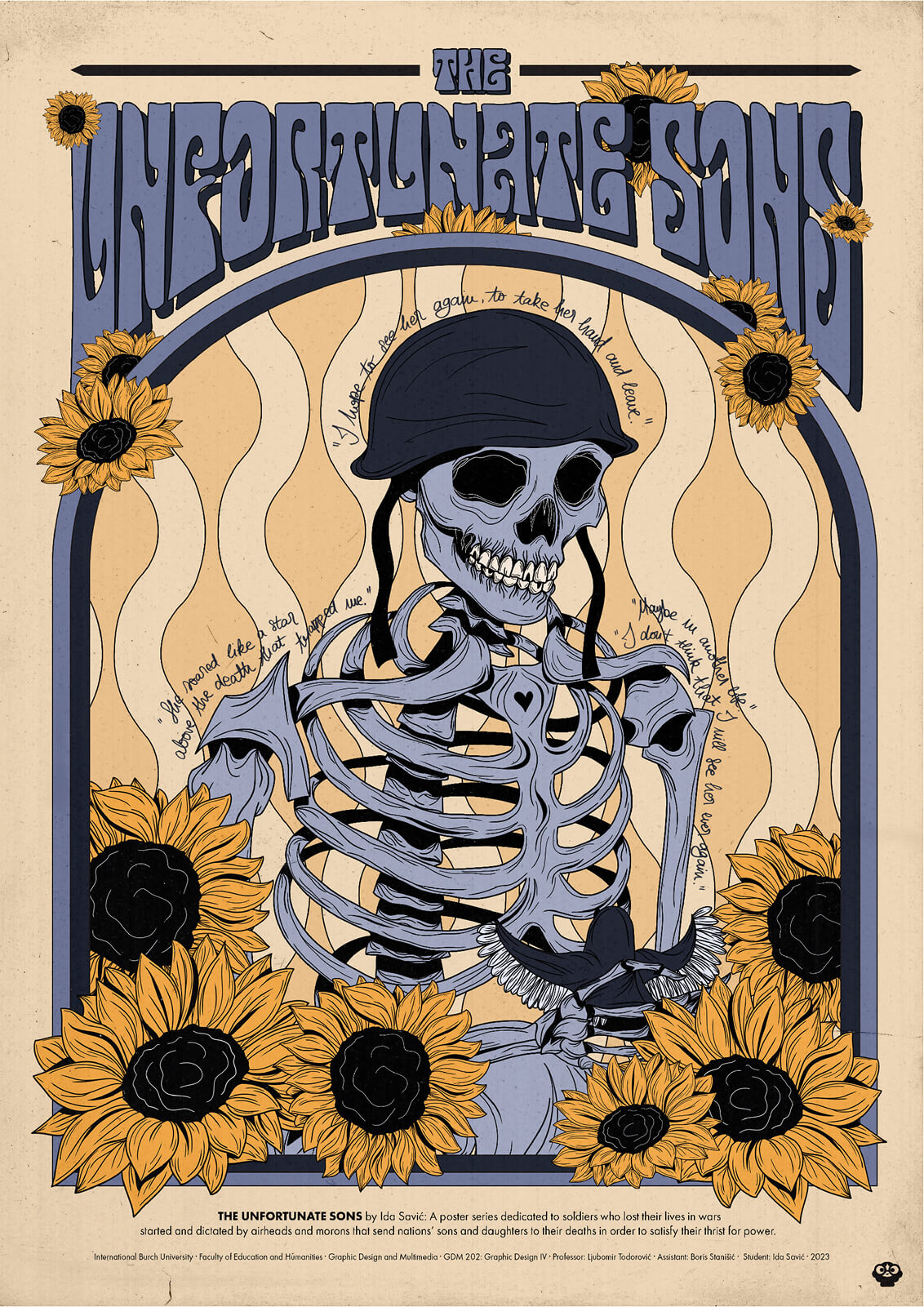 The Unfortunate Sons — sunflower colorway variant