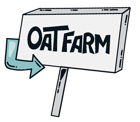 Oat Farm sign