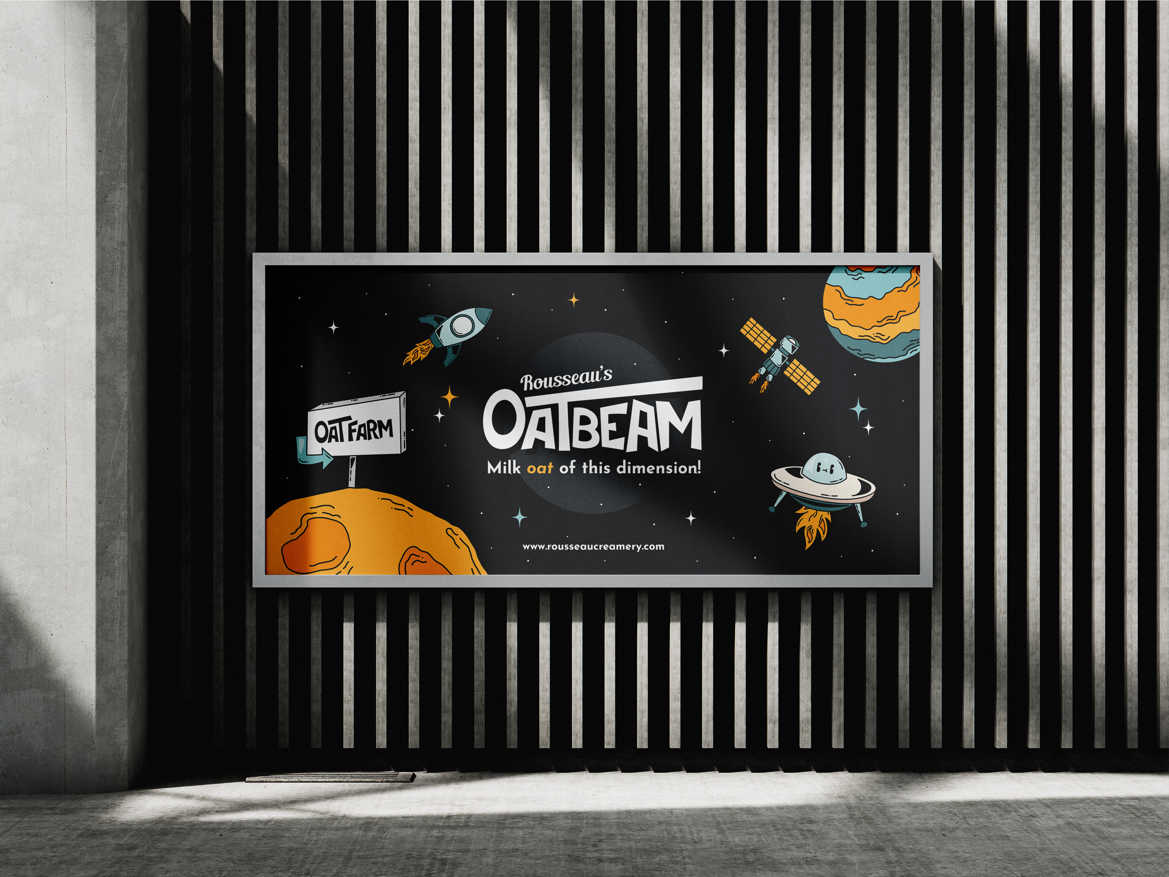 Oatbeam — billboard mockup