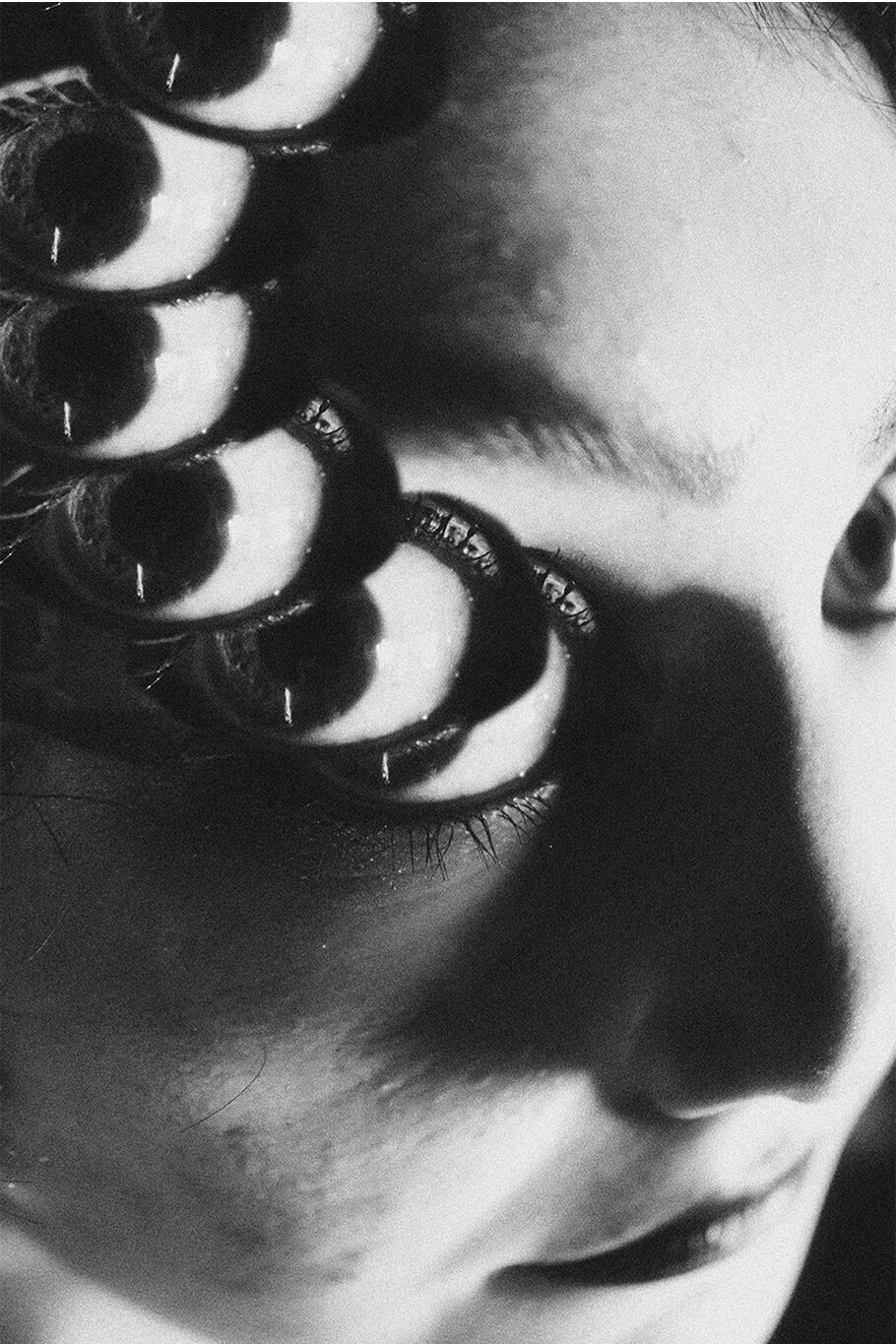 Cabaret, double exposure
